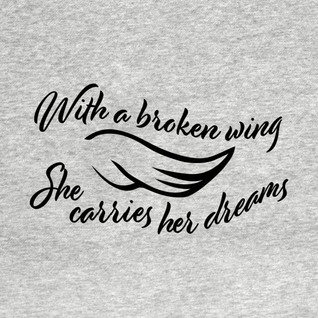 Broken Wing by Saltee Nuts Designs